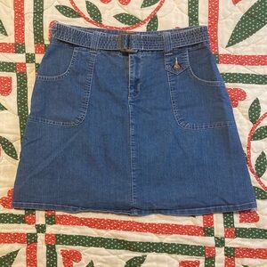 Denim Skort